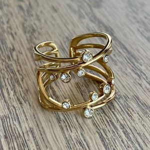 Stella & Dot Celestial Sparkle Ring - Gold
